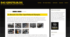 Desktop Screenshot of gerstelblog.de