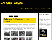 Tablet Screenshot of gerstelblog.de